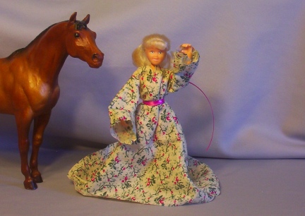 Flower Renaissance Dress for Breyer Doll