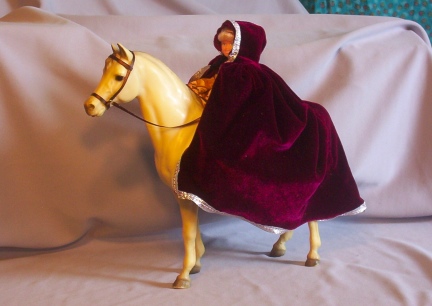 Nichole's Birthday gift, Breyer's  Doll Cloak