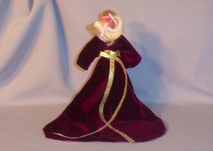 Breyer Doll Velvet Dress