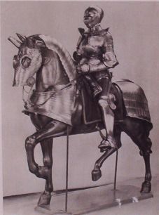 Armoured Knight and Horse Print